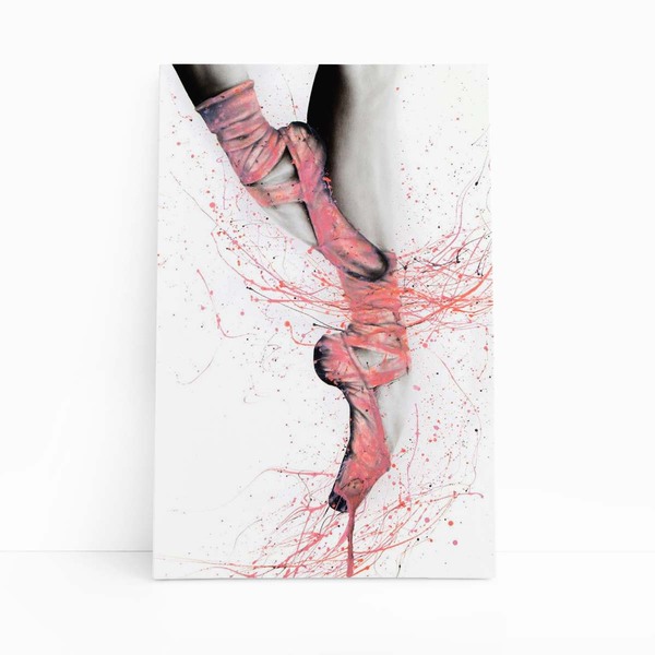 Sapatilha Ballet Arte Decorativo Sala Quadro Canvas 60x40cm