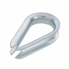 Sapatilha de Aço Zincado para Cabo de Aço 8mm Carbografite