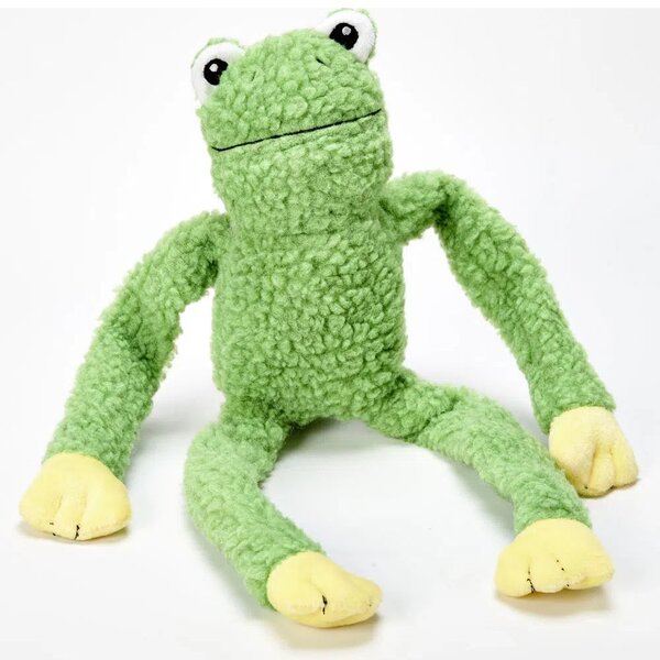 Sapo Chalesco Brinquedo Para Cães Pelúcia Verde