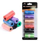 Saquinhos Cata Caca Coco Refil Com Suporte Para Cachorro Azul