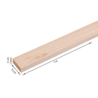 Sarrafo de Madeira Eucalipto Aplainada Natural 5x2x100cm Massol