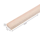 Sarrafo de Madeira Eucalipto Aplainada Natural 5x2x220cm Massol