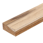 Sarrafo de Madeira Teca Aplainada Natural 5x2x210cm Massol