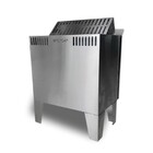 Sauna Seca 9kw Impercap + Seixo + Luminária + Porta - 16 5m³