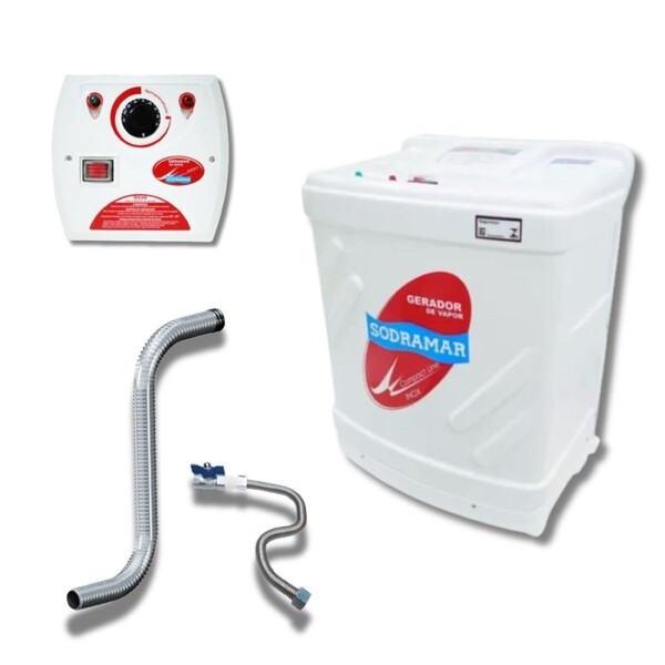 Sauna Vapor 12kw + Kit Instalação + Quadro Analógico Sodramar