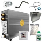 Sauna Vapor 9kw + Kit Completo S/ Porta Até 12 5m³ Impercap -