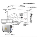 Sauna Vapor Impercap Smart Wifi 12kw + Kit Instalação Até 15m