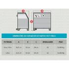 Sauna Vapor Inox Hot Field 15kw 220v Trif Com Quadro Incisor