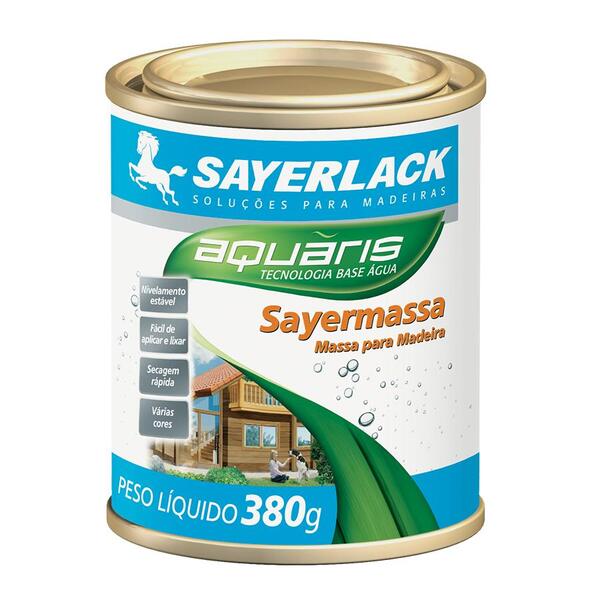 Sayerlack - Sayermassa - Massa Para Madeira - Marfim -  0,38k