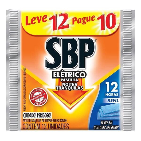 Sbp Elétrico Refil 20 Embalagens Com 12 Unidades