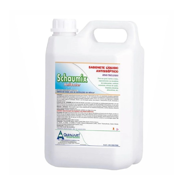 Schaumix - Sabonete Líquido Antisséptico - Quimiart - 5 Litros