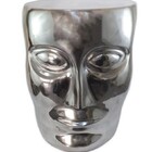 Seat Garden Alumínio Prateado Cabeça 45x37x37cm