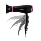 Secador De Cabelos 3 Temperaturas E Cabo Dobrável 1800w Bivol