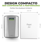 Secador De Mãos Turbosec Dynamic Alto Fluxo Aço Inox