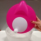 Secador Salada 19x27x24cm Plástico Rosa