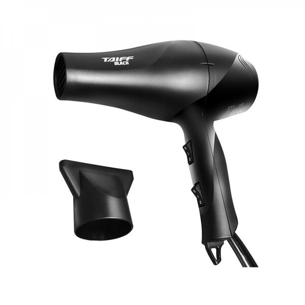 Secador Taiff Black, 5 Velocidades, 2 Temperaturas, 1700w - 1