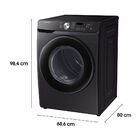 Secadora A Gás Sensor Dry Dvg6000 Black 20kg 127v