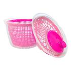 Secadora Centrífuga De Salada De Plástico Rosa 25cm 5l - Casa