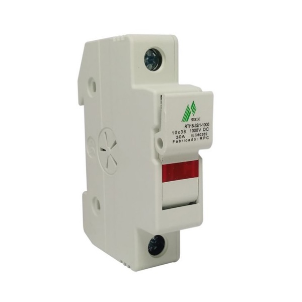 Seccionadora Porta Fusível 10x38mm 1000vcc/vdc Unipolar Solar