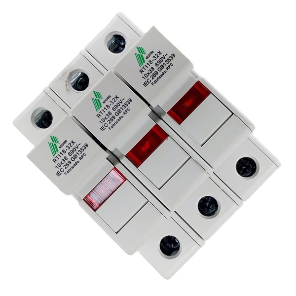 T＊　38 Seccionadora Porta Fusível 10x38mm 690vca Tripolar | Leroy Merlin