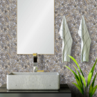 Seixo de Pedra Pedra SPZ29M 30,5x30,5x0,6cm Glass Mosaic