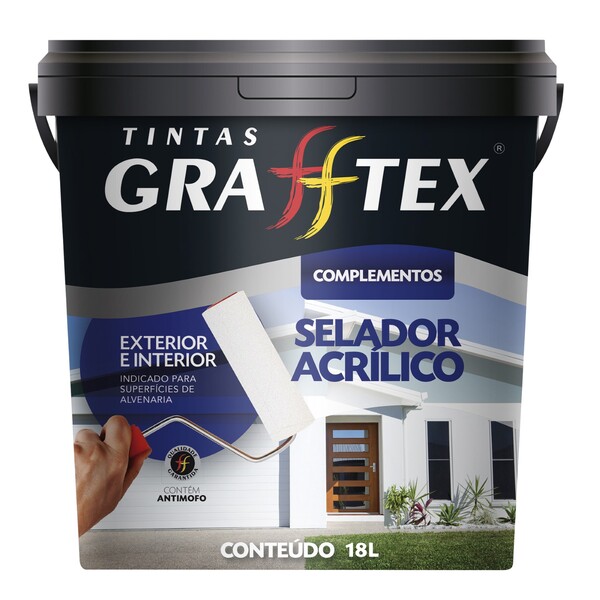Selador Acrílico para Parede Branco 18L Graffitex