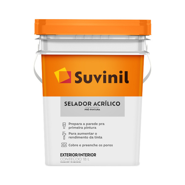Selador Acrílico Pré-pintura 18l Suvinil