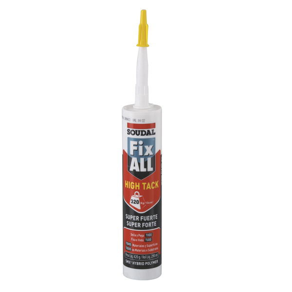 Selante Adesivo Fix ALL High Tack 290mL Branco Soudal