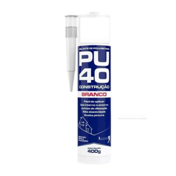 Selante De Poliuretano Cola Rodapé Pu Branco - 420g