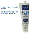 Selante Pu40 Hibrido Vedante Branco Uso Geral (400g) Argacon