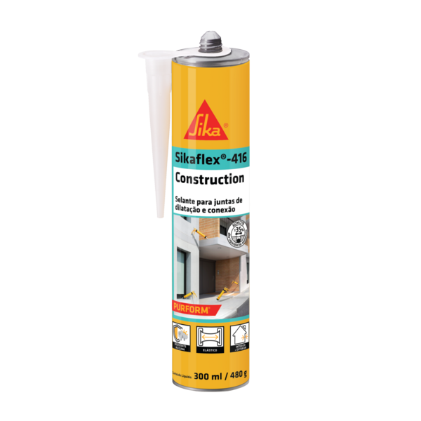 Selante PU Sika 416 Construction 480g Branco