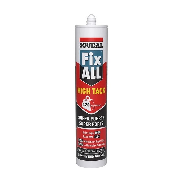 Selante Super Forte - Fix All High Tack Soudal 420g - Branco