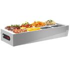 Self Service 8 Cubas Buffet De Mesa Térmico Aquecido Em 220v
