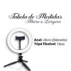 Selfie Ring Light Foto Casal 16cm