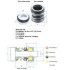 Selo Mecânico 1/2" Tipo-16 Viton Inpacom