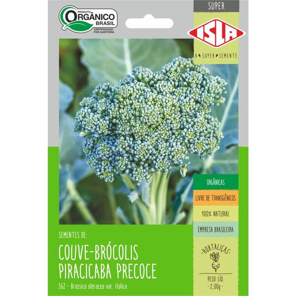 SUPER COUVE-BROCOLIS PIRACICA PRECOCE/ORGANICA 7896026562317