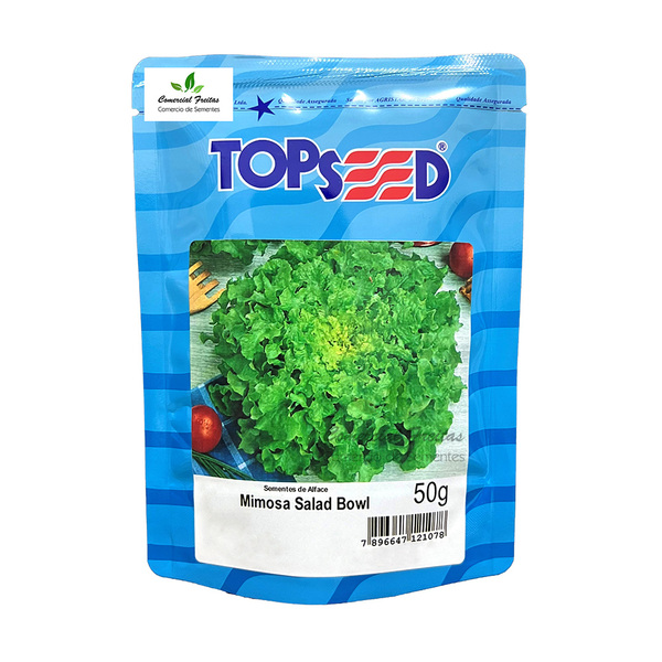 Semente De Alface Mimosa Salad Bowl Pcte C/ 50 Gramas