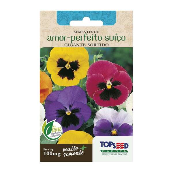 Sementes Amor-perfeito Gigante Suíço (sortido) Topseed