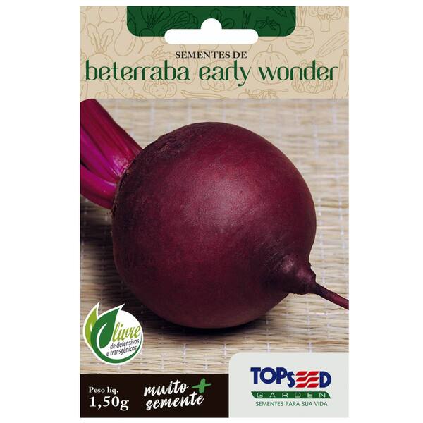 Sementes Beterraba Early Wonder (tall Top) Topseed