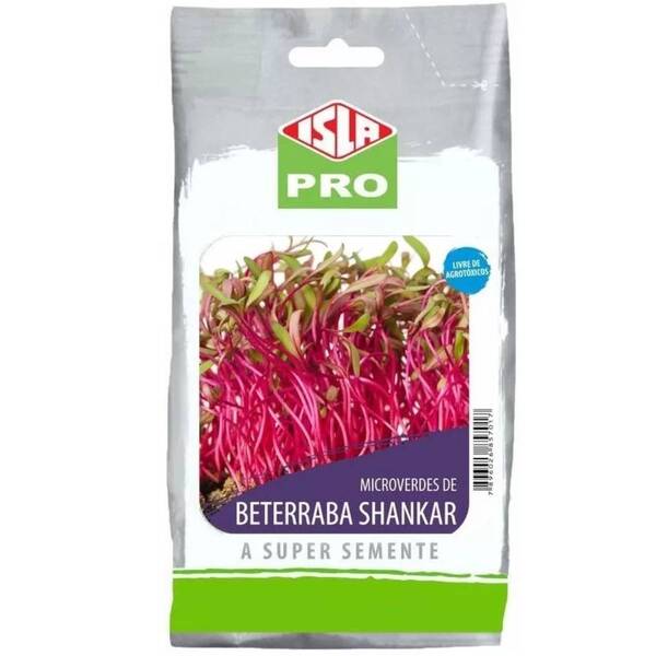 Sementes Brotos Microverdes De Beterraba Shankar (100g) Isla