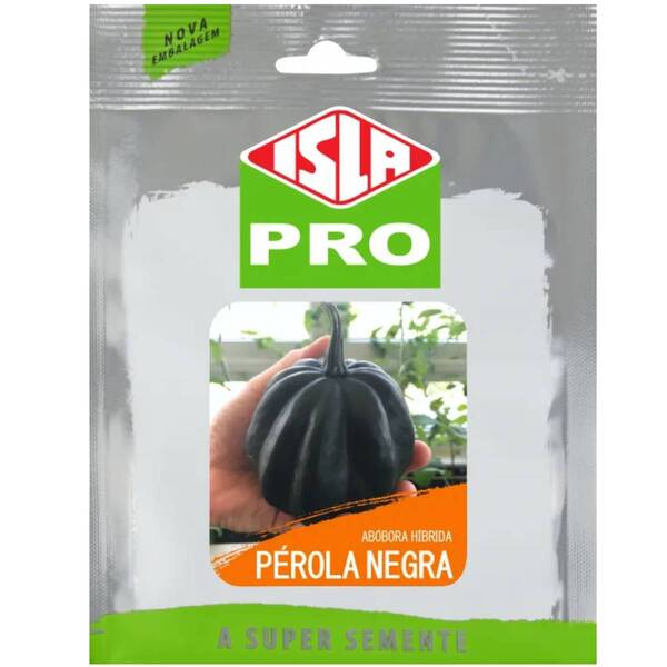 Sementes De Abóbora Mini Híbrida Pérola Negra Isla