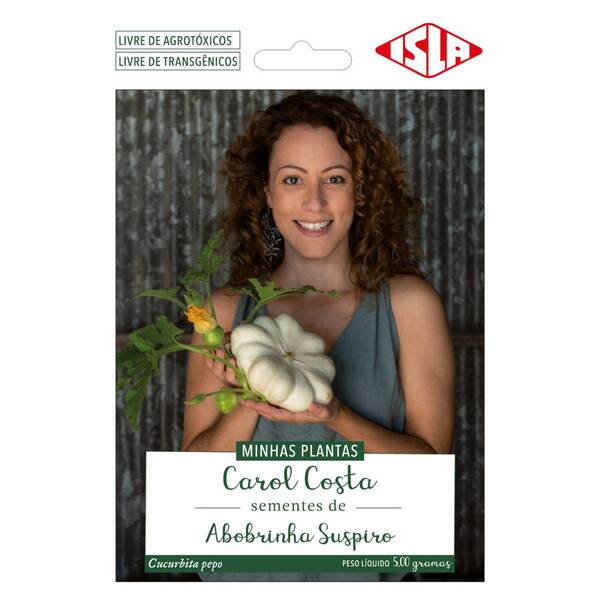 Sementes De Abobrinha Suspiro (linha Carol Costa) Isla