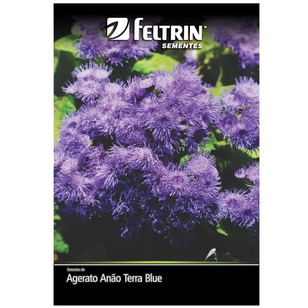 Sementes De Agerato Anão Terra Blue Feltrin