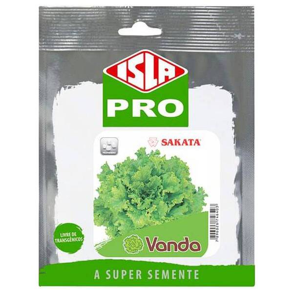 Sementes De Alface Vanda Frisada Peletizada (1000un) Isla