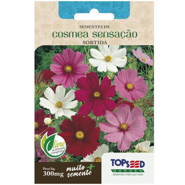 Sementes De Cosmea Sensação (sortida) Topseed