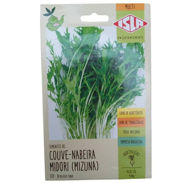 Sementes De Couve-nabeira Midori [mizuna] Isla
