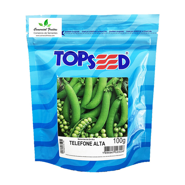 Sementes De Ervilha Telefone Alta Pcte C/ 100 Gramas
