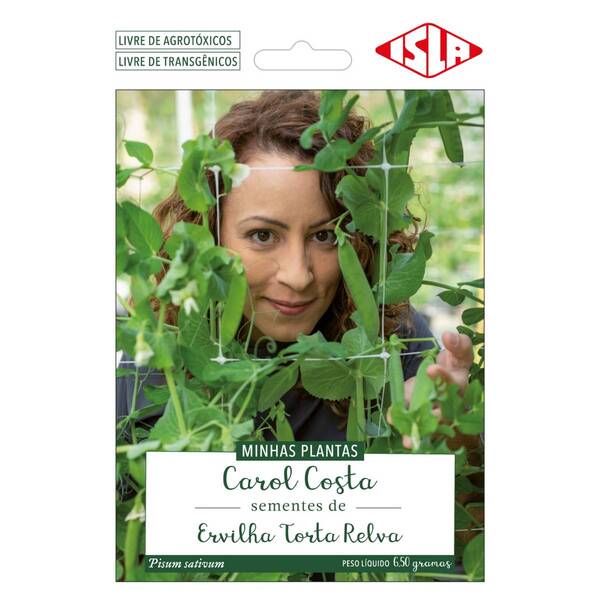 Sementes De Ervilha Torta Relva (linha Carol Costa) Isla