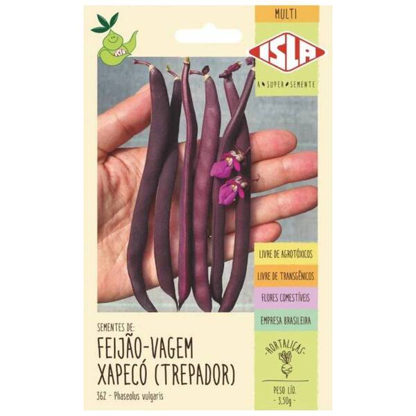 Sementes De Feijão-vagem Xapecó [trepador] Isla