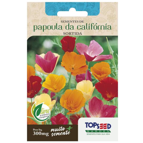 Sementes De Papoula Da Califórnia (sortida) Topseed